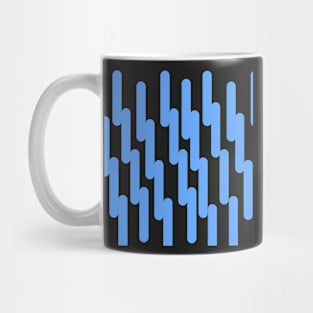 blue water lines Mug